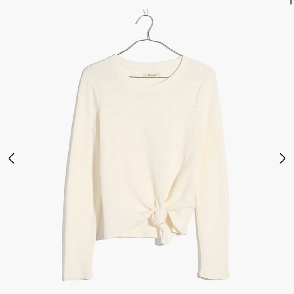 Madewell Elwood Knot Front Top Sz xxl
